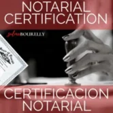 NOTARIAL CERTIFICATION