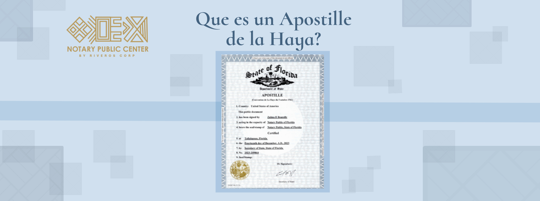 Que es un Apostille de la Haya